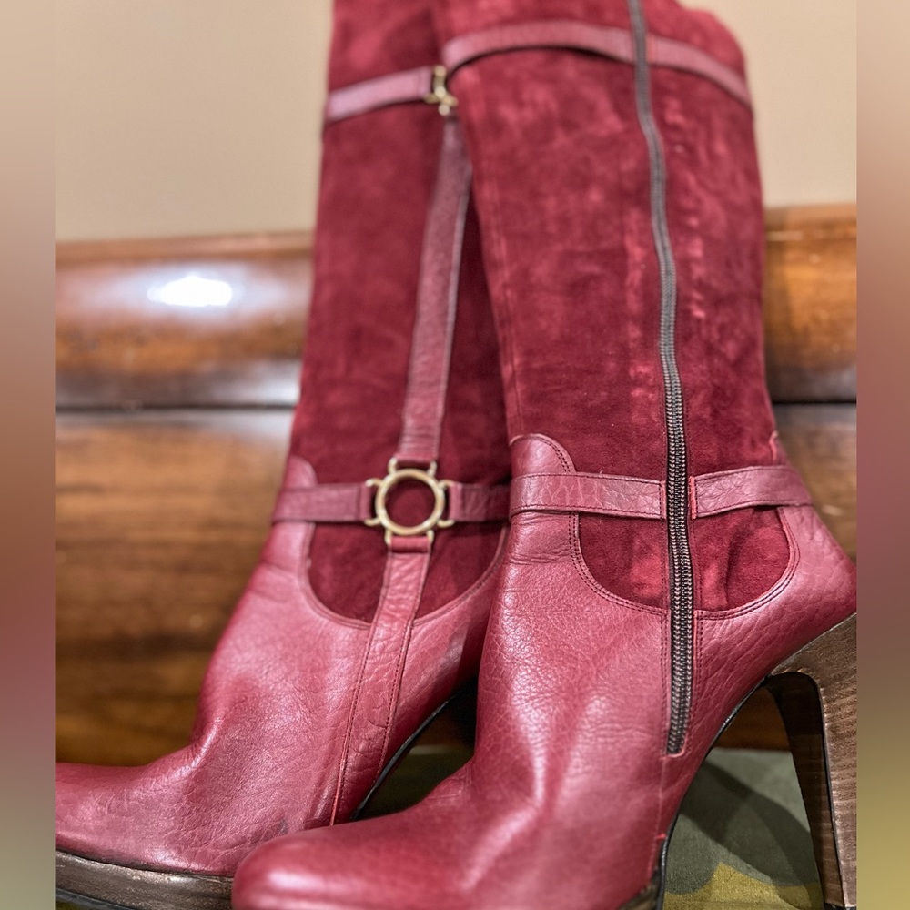 Donald Pliner Red Boots